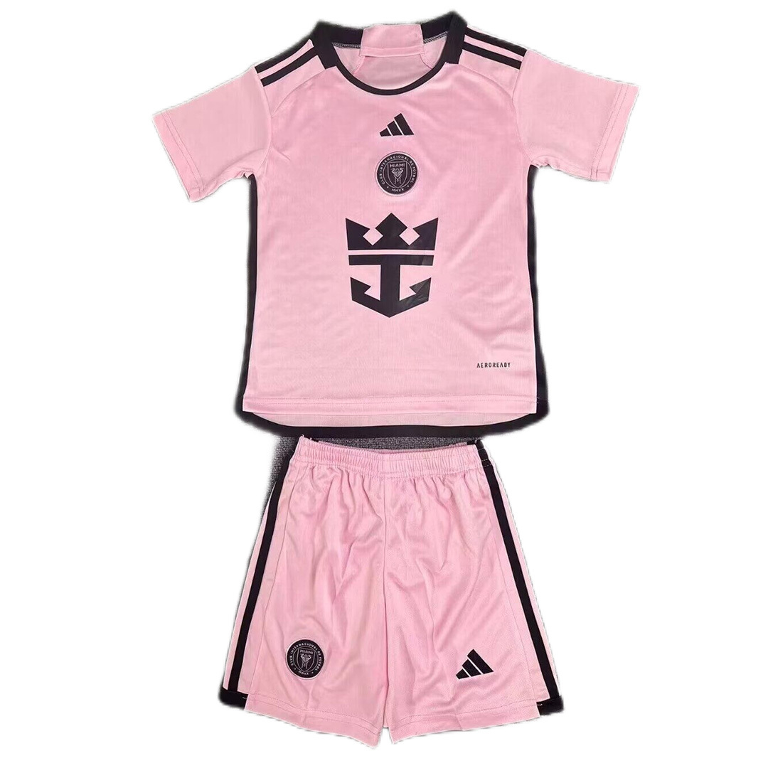 2024 Inter Miami CF Home  Soccer Kids Kit Jersey+Shorts