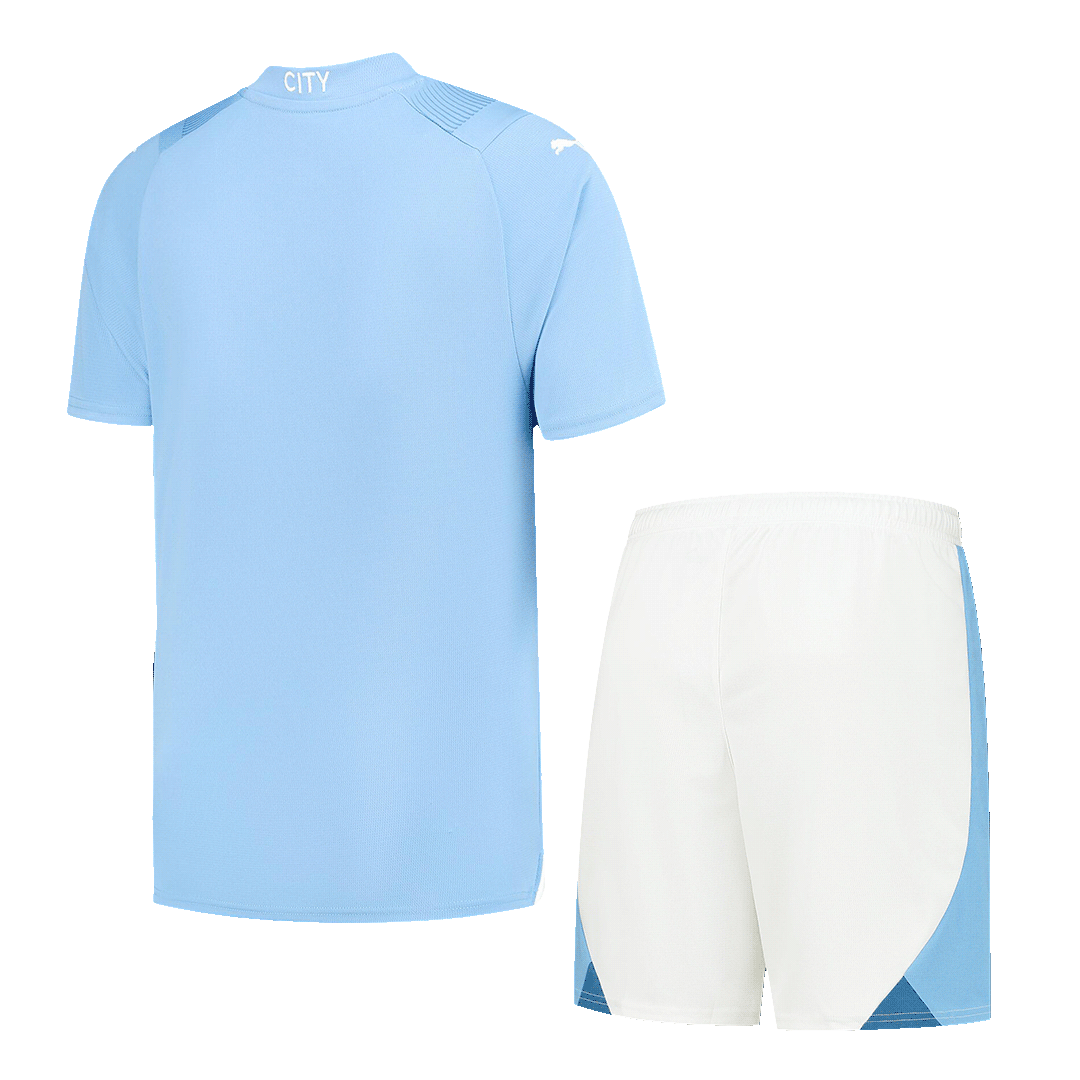 23-24 Manchester City Home Whole Kit Jersey+Shorts+Socks