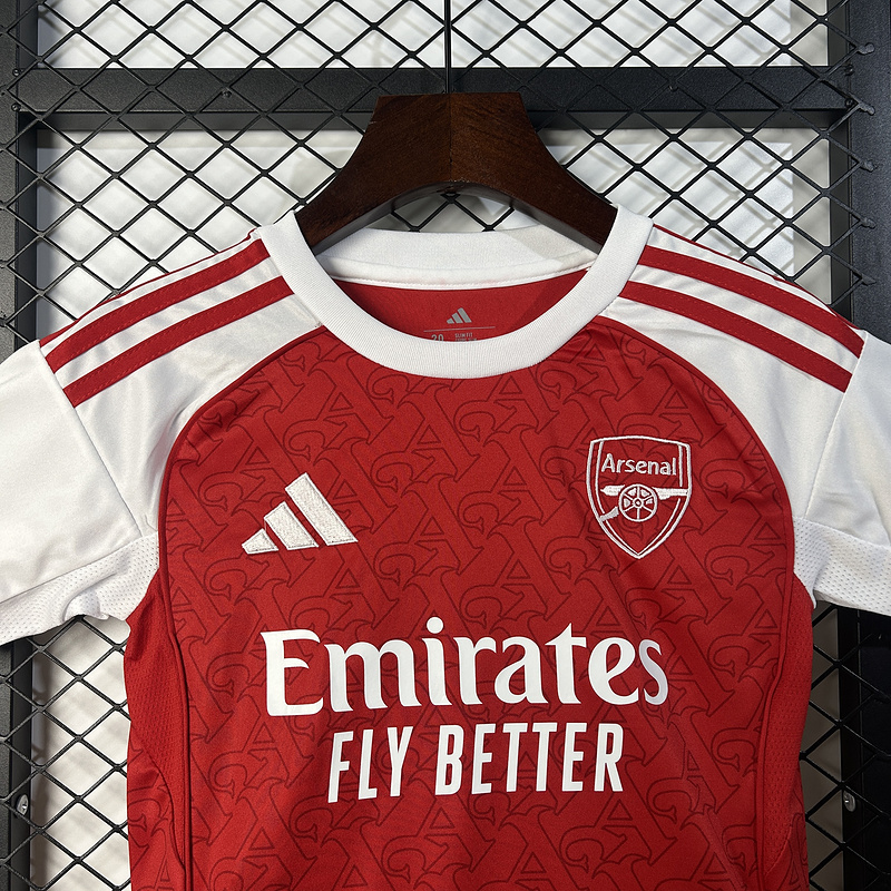 25-26 Arsenal Home Soccer Kids Kit Jersey+Shorts