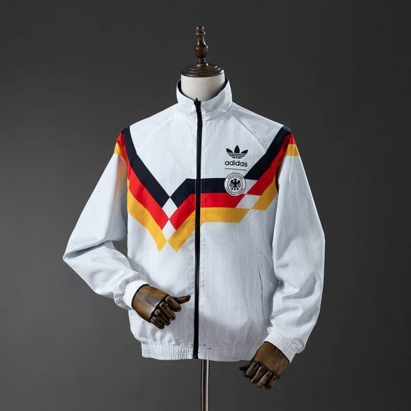 1990 Germany Retro Reversible Double-Sides Windbreaker Jacket