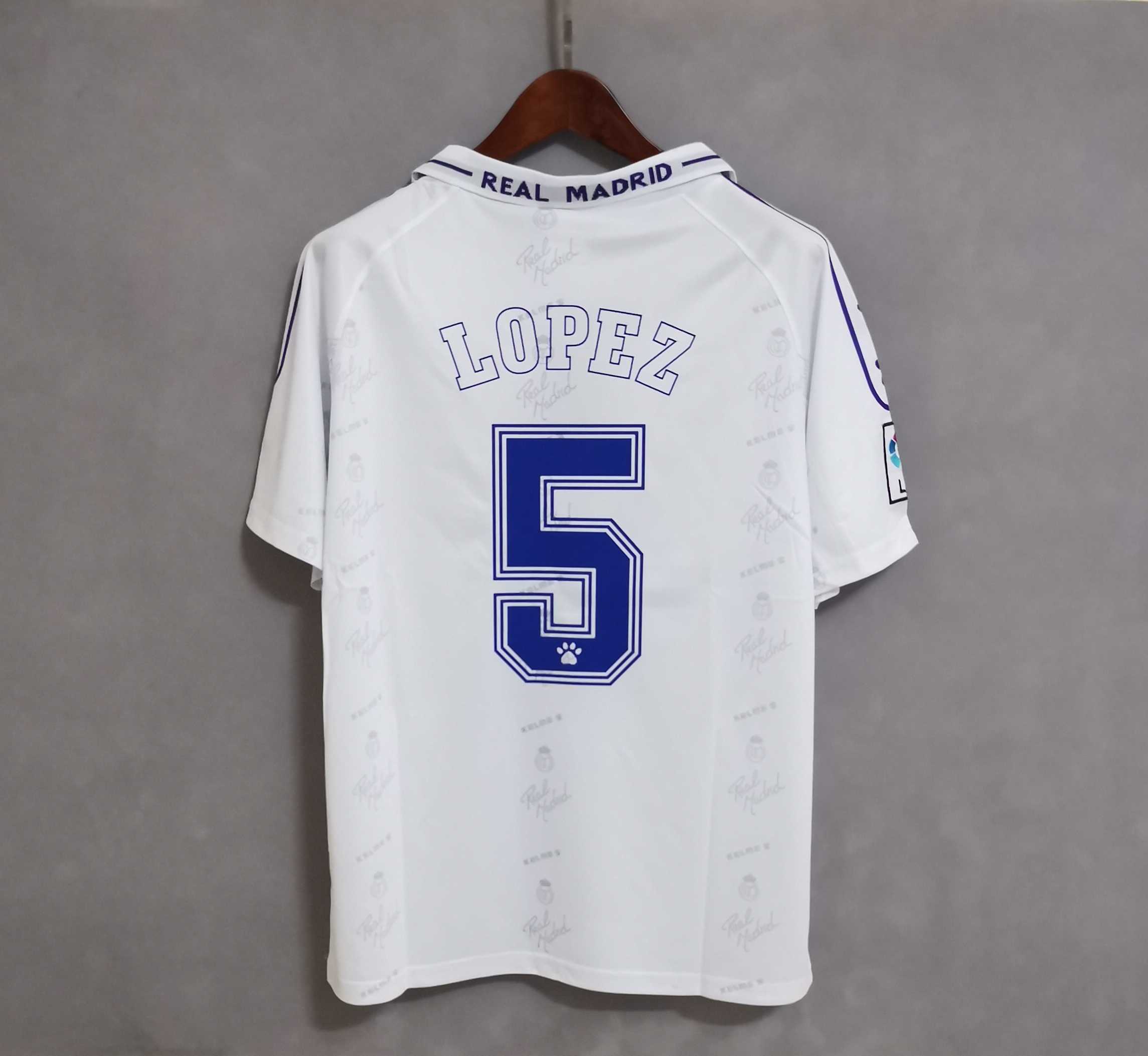 1994-96 Real Madrid Home Retro Jersey