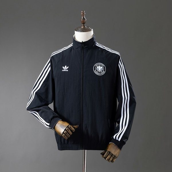 1990 Germany Retro Reversible Double-Sides Windbreaker Jacket
