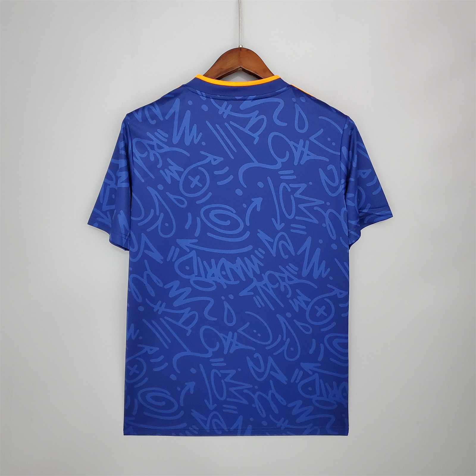 21-22 Real Madrid Away Soccer Retro Jersey