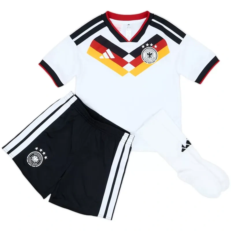 2026 Germany Home World Cup Soccer Kids Full Kit Jersey+Shorts+Socks