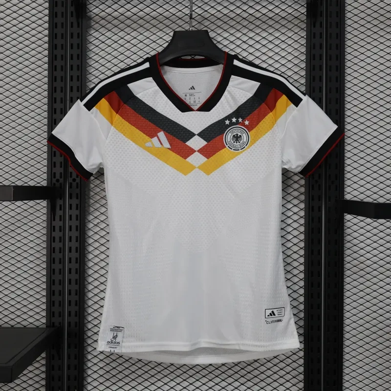 25-26 Germany Home World Cup Women Soccer Jersey Custom Shirt