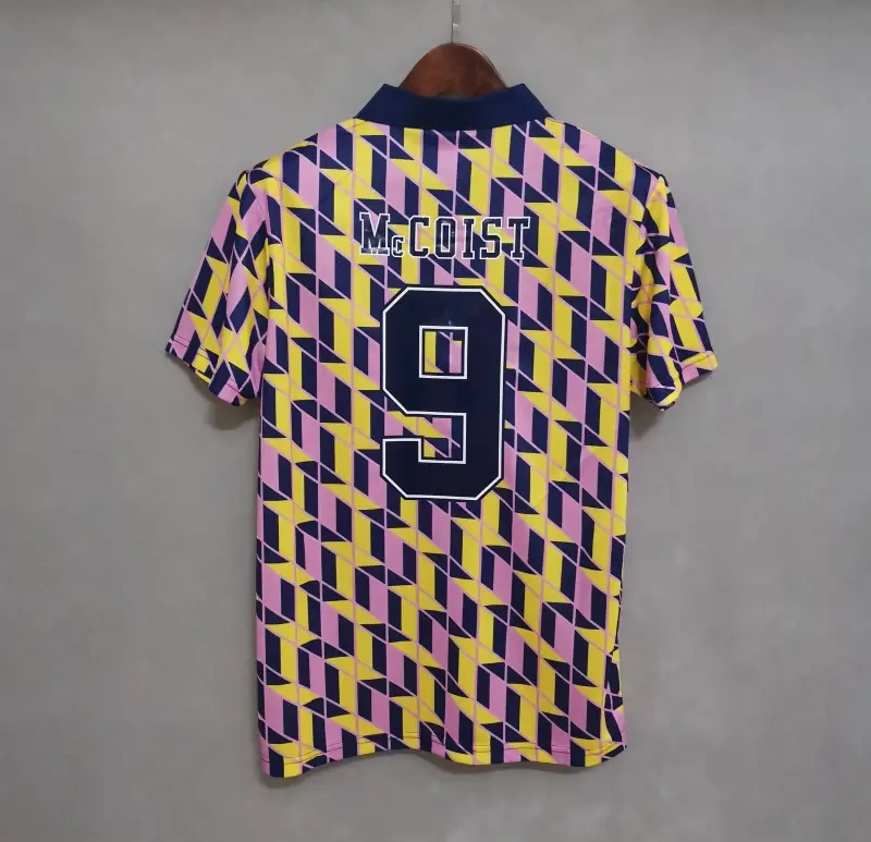 88-89 Scotland Third Away Soccer Retro Jersey