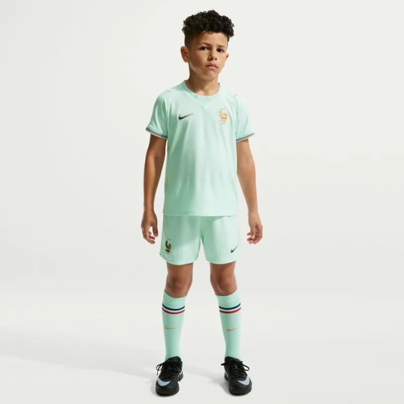 2026 France Away World Cup Soccer Kids Kit Jersey+Shorts+Socks