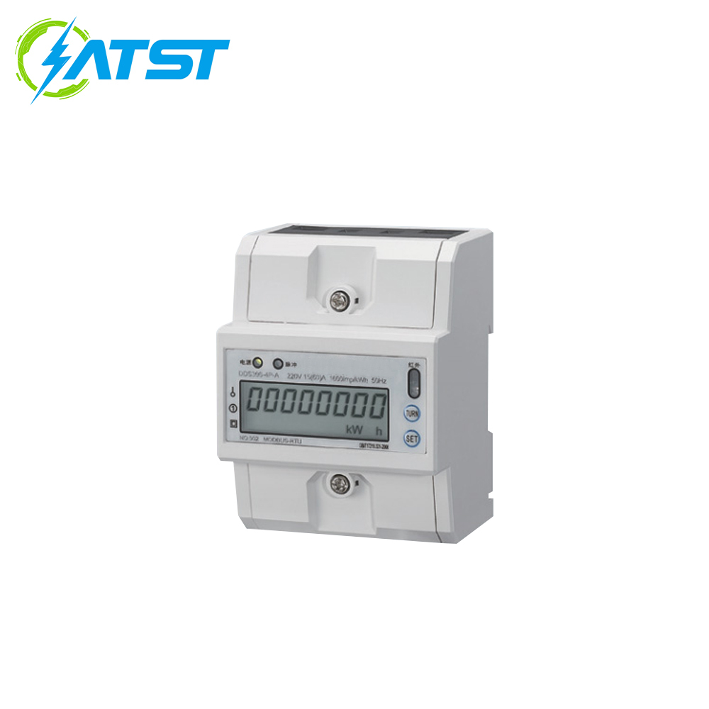 DDS396 DIN-Rail Single-Phase Energy Meter (4-Module)