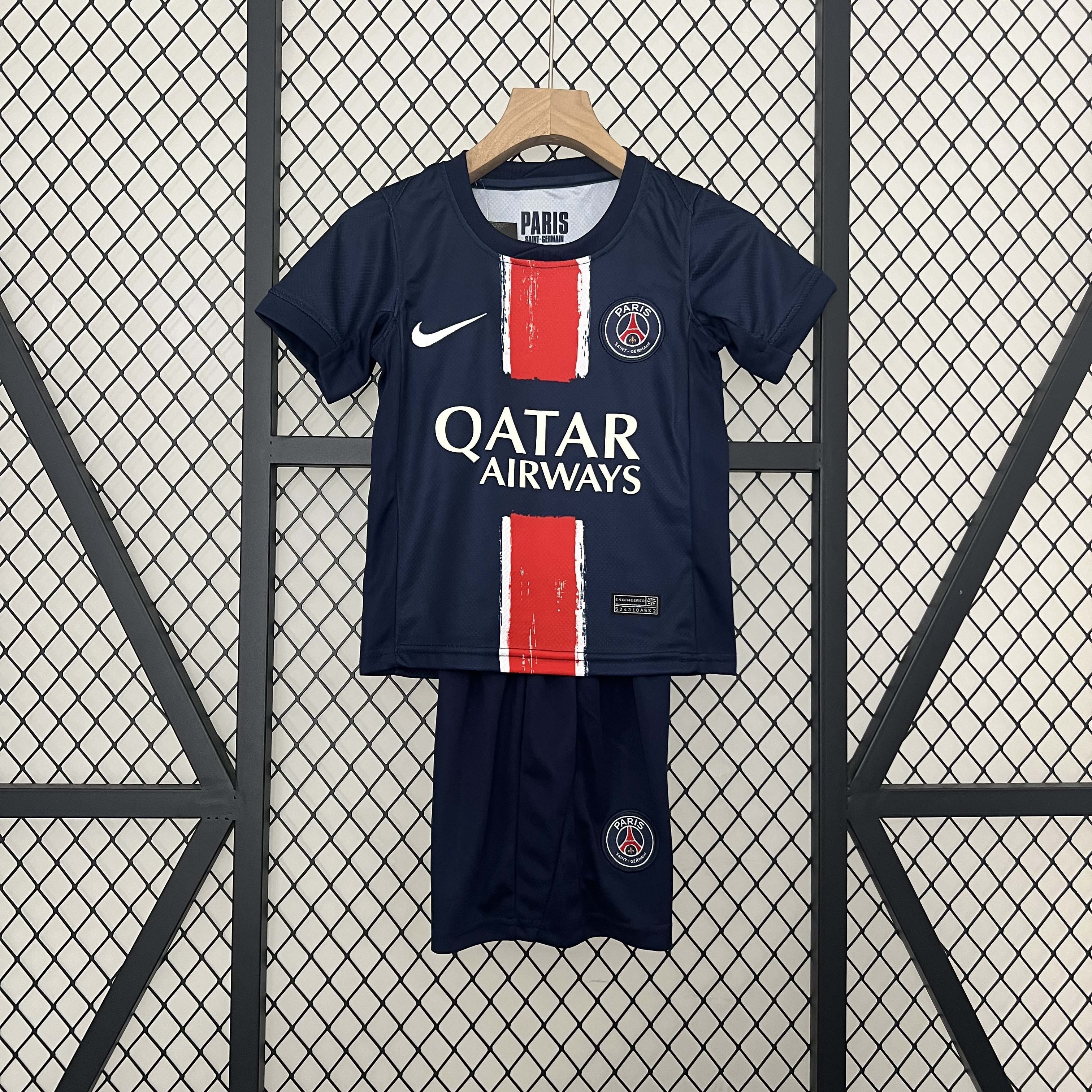 2024-2025 KIDS PSG Paris Saint-Germain Home Football Shirt 1:1 Thai Quality