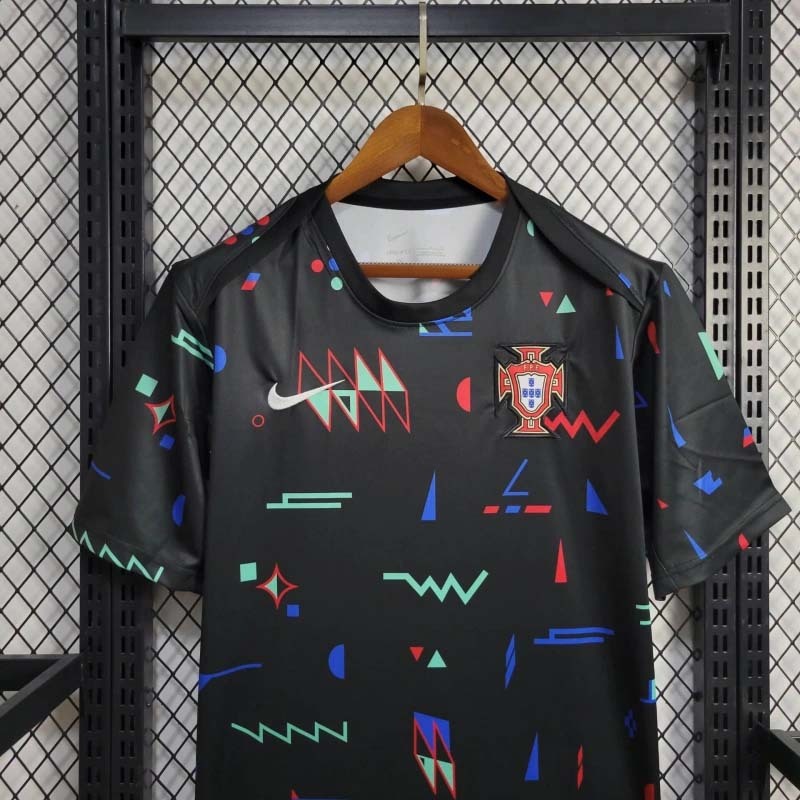 2024 Portugal Black training suit Football Shirt 1:1 Thai Quality