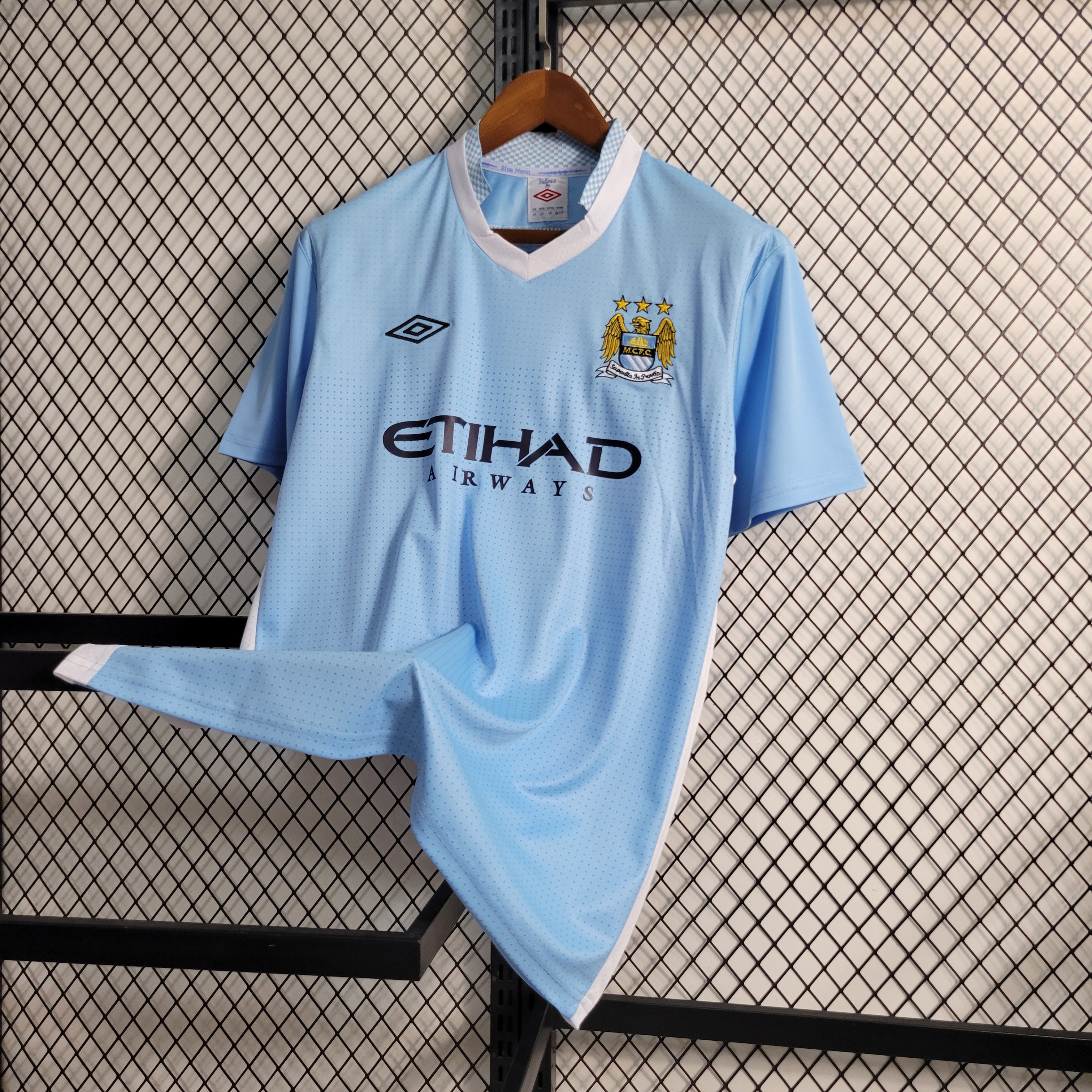 2011-2012 Retro Manchester City Home Football Shirt 1:1 Thai Quality