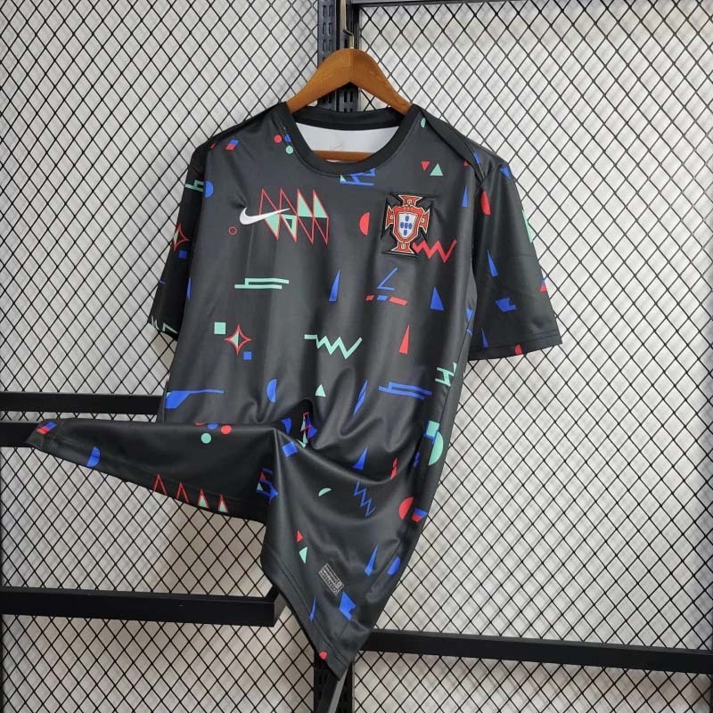 2024 Portugal Black training suit Football Shirt 1:1 Thai Quality