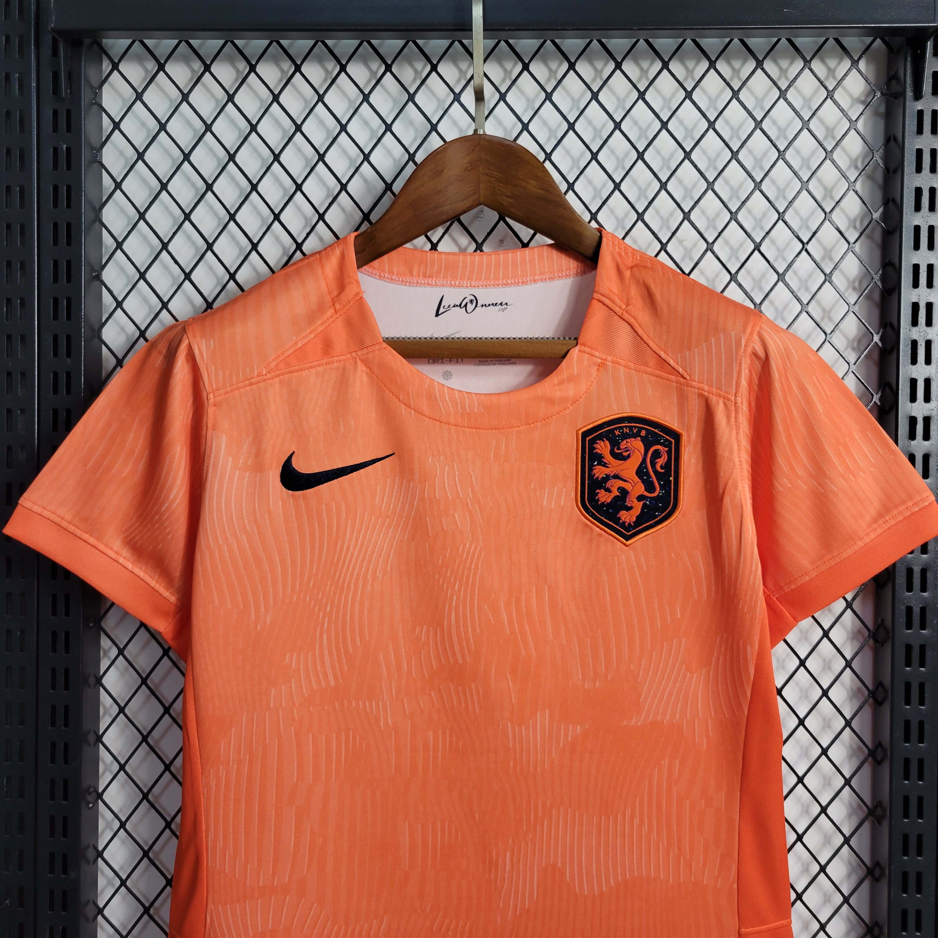 2024 Woman Netherlands Home Football Shirt 1:1 Thai Quality