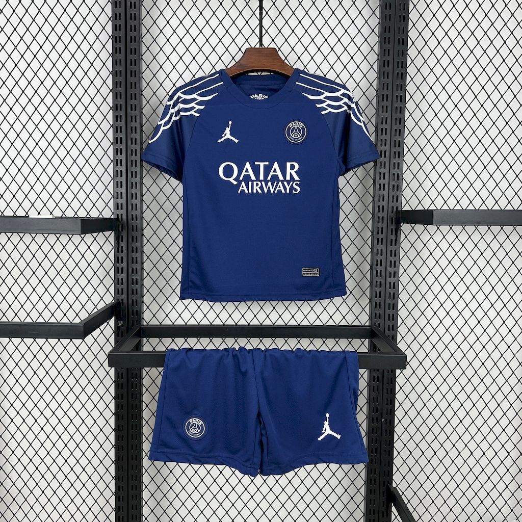 2024-2025 KIDS PSG Paris Saint-Germain Fourth Away Football Shirt 1:1 Thai Quality