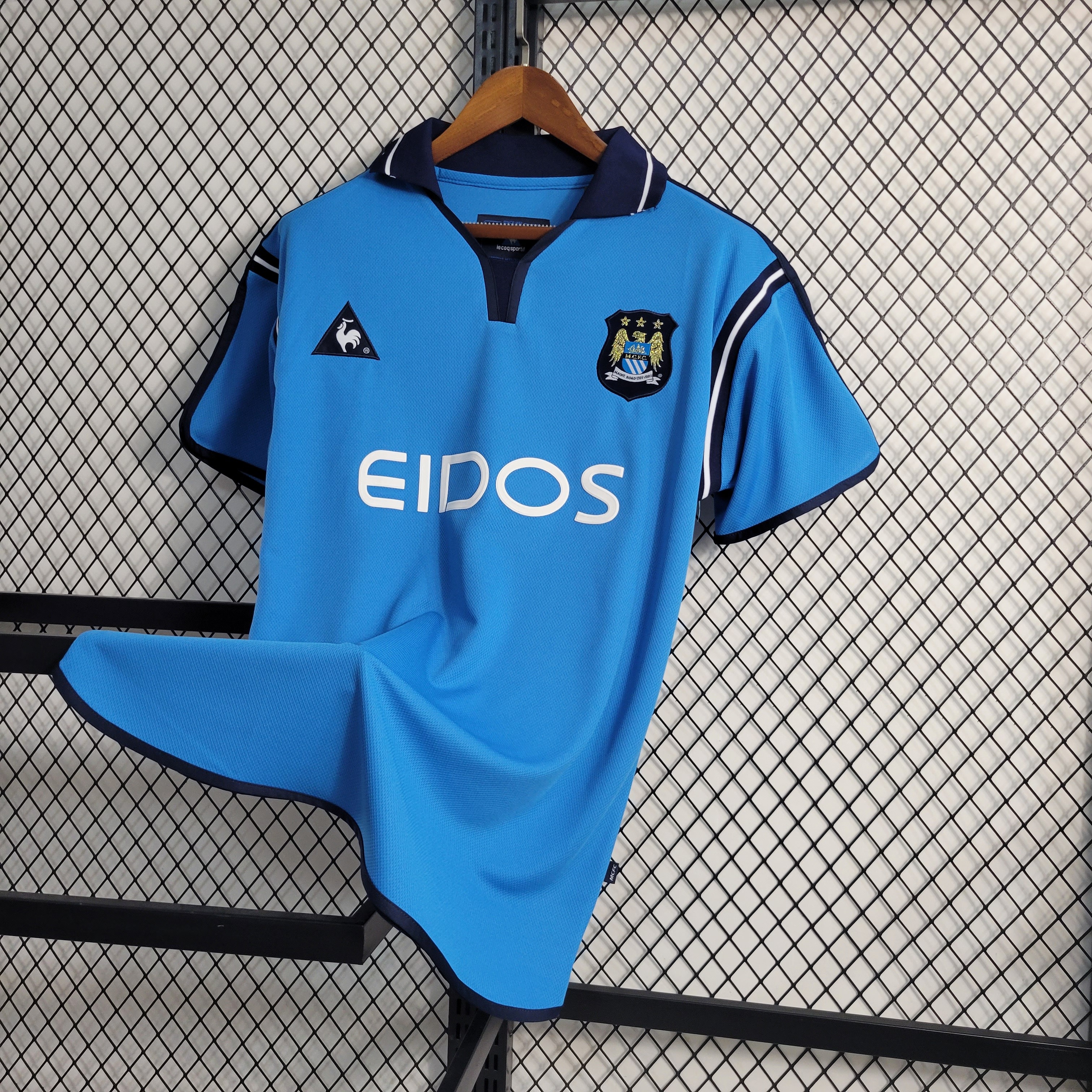 2001-2003 Retro Manchester City Home Football Shirt 1:1 Thai Quality