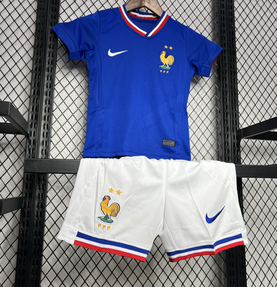 2024-2025 France KIDS Home Football Shirt 1:1 China Quality