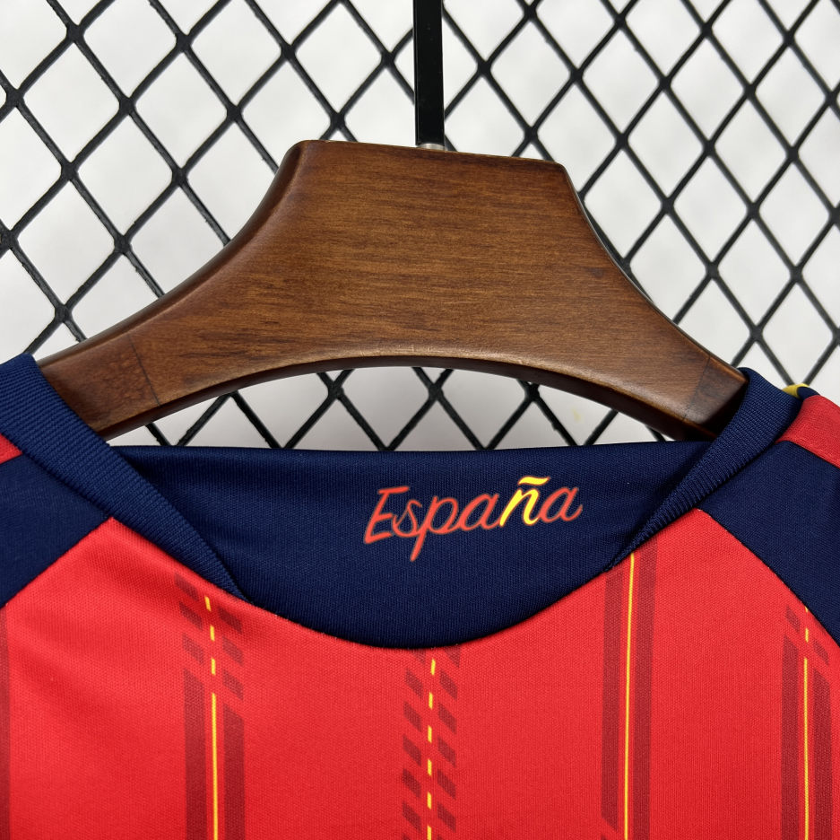 2026 World Cup KIDS Spain Home Football Shirt 1:1  China Quality