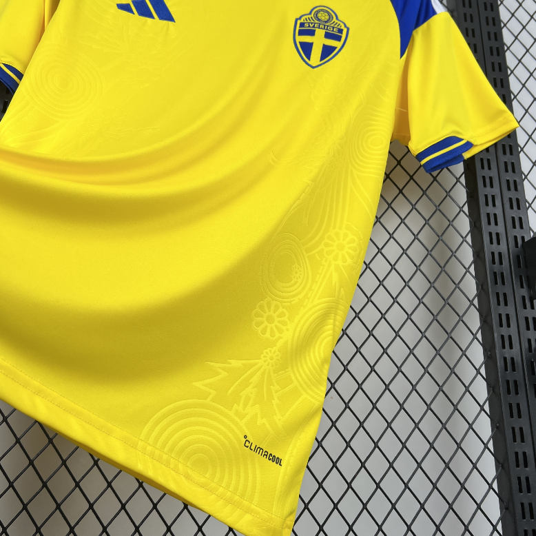 2026 Sweden World cup Home Football jersey Fan edition 1:1  China Quality