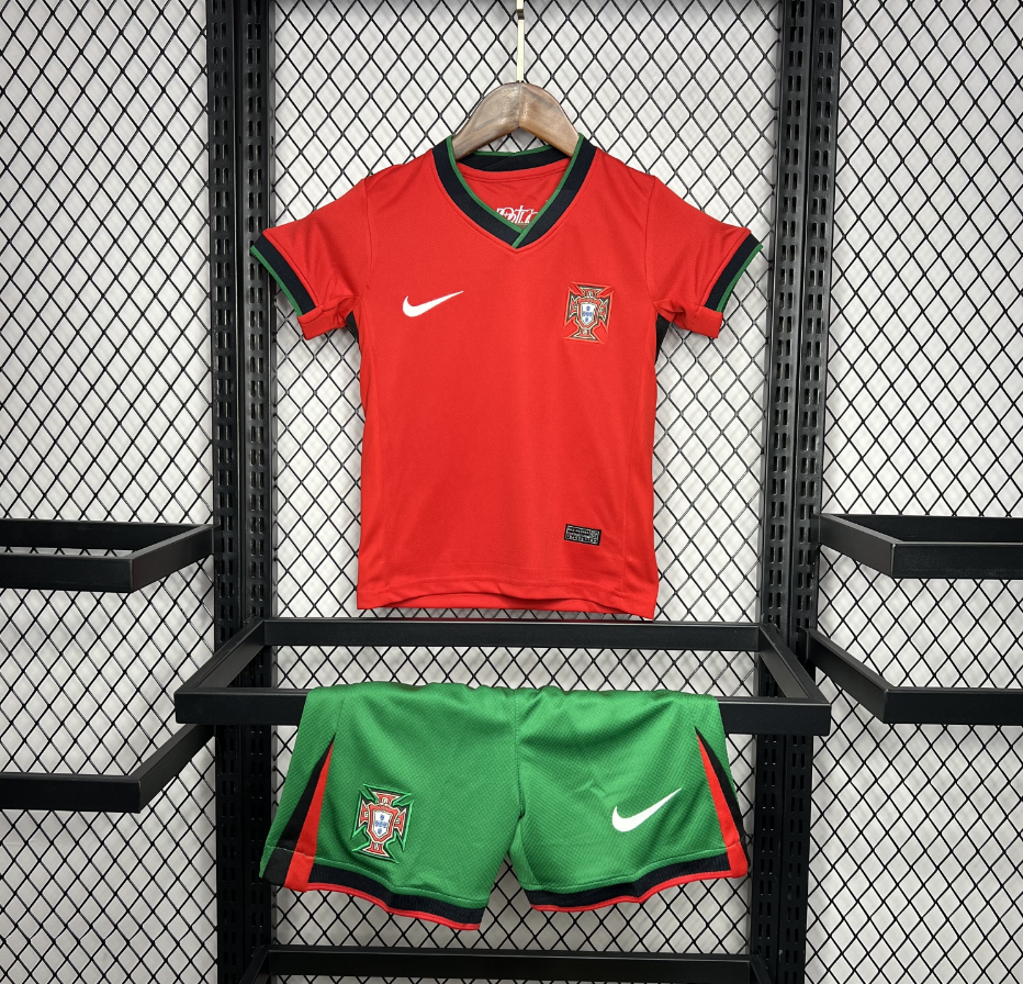 2024-2025 Portugal  Kids Home Football Shirt 1:1 China Quality