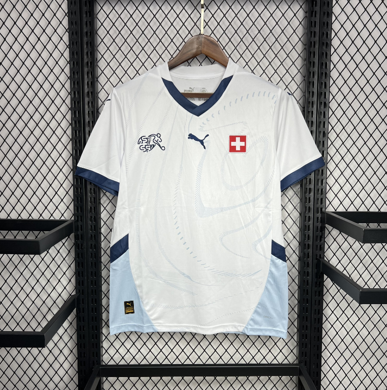 2024-2025 Switzerland Euro Away Football jersey Fan edition 1:1  China Quality