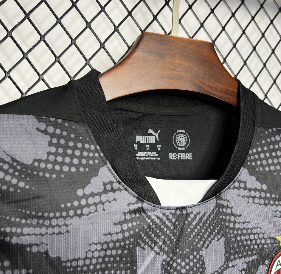 2024-2025 AC Milan Goalkeeper Jersey Black Fan edition1:1 China Quality