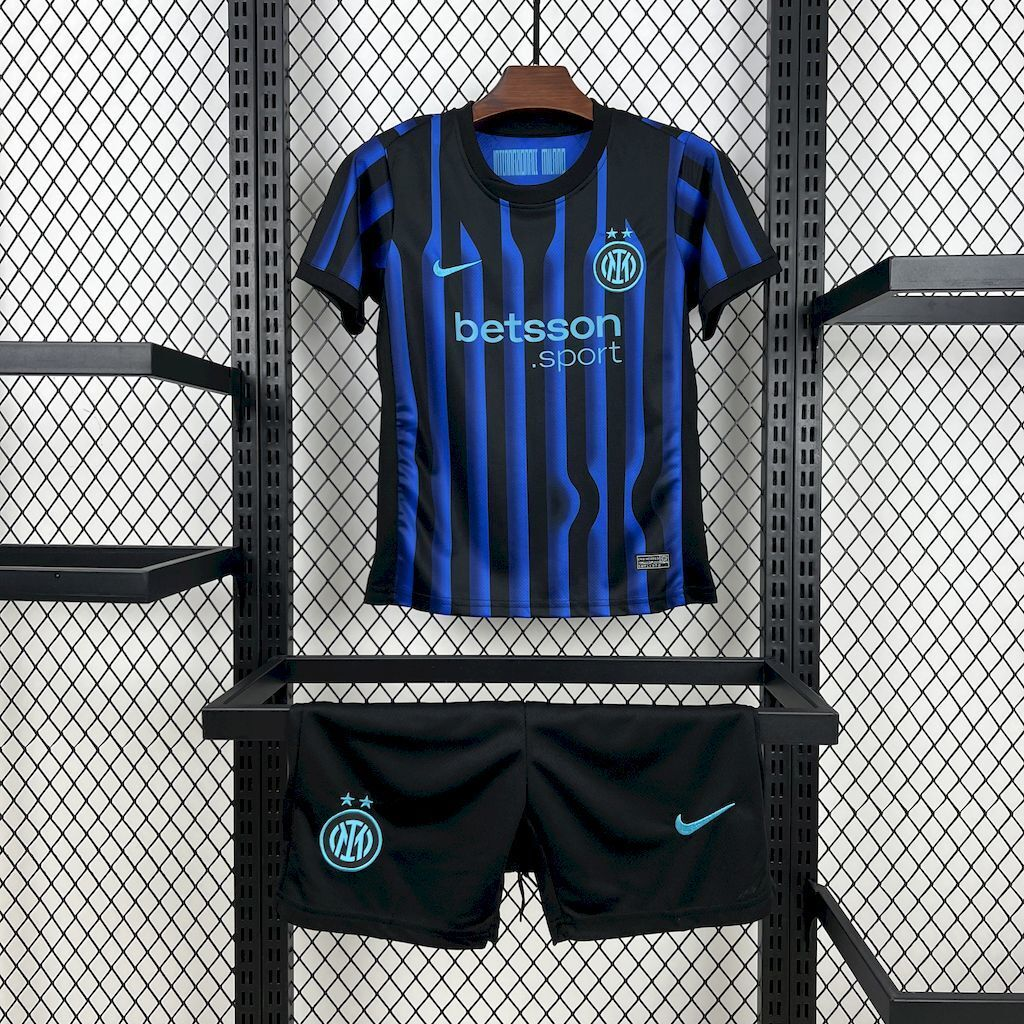 2025-2026 Inter Milan Club Kids Home Football Shirt Fan edition 1:1 China Quality