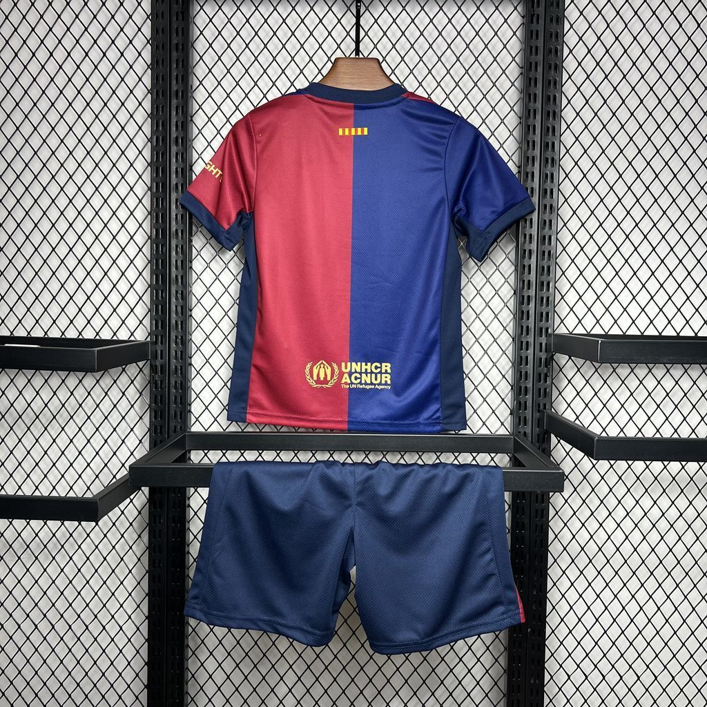 2024-2025 Barcelona Club Home KIDS Football Shirt Fan edition1:1 China Quality