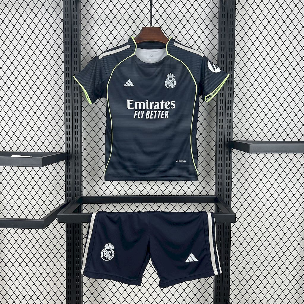 2025-2026 Real Madrid Club Football Away Kids Kit 1:1 China Quality