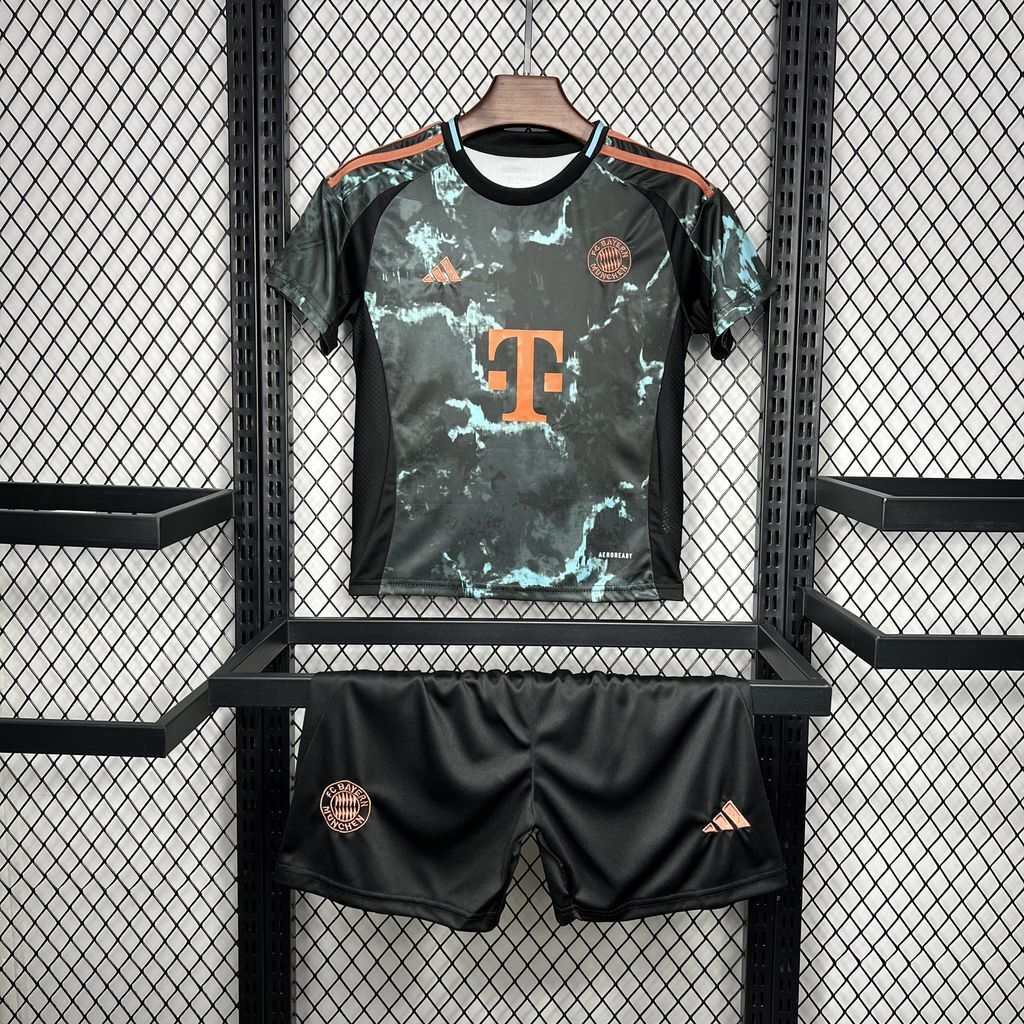 2024-2025 Bayern Munich Club Away Kids Football Jersey Fan edition 1:1 China Quality