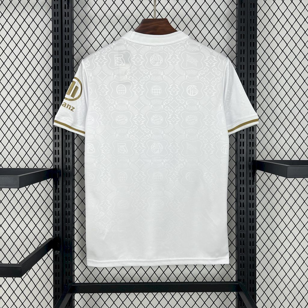 2024-2025 Bayern Munich Club 125 Anniversary White Football Jersey Fan edition 1:1 China Quality