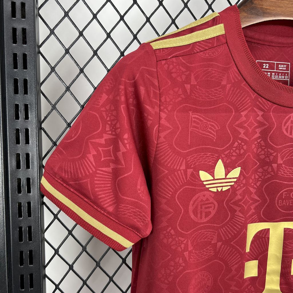 2024-2025 Bayern Munich Club 125 Anniversary Kids Football Jersey Fan edition 1:1 China Quality