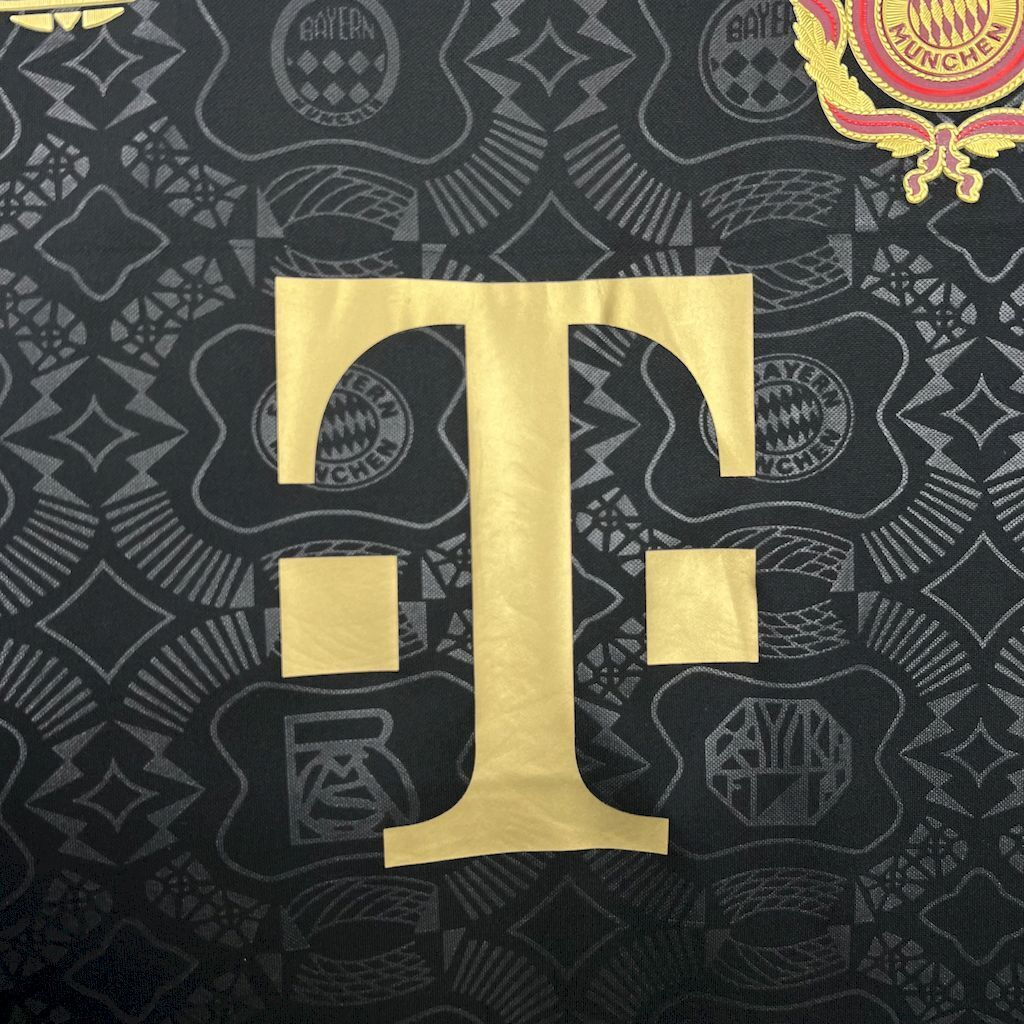 2024-2025 Bayern Munich Club 125 Anniversary Black Football Jersey Fan edition 1:1 China Quality