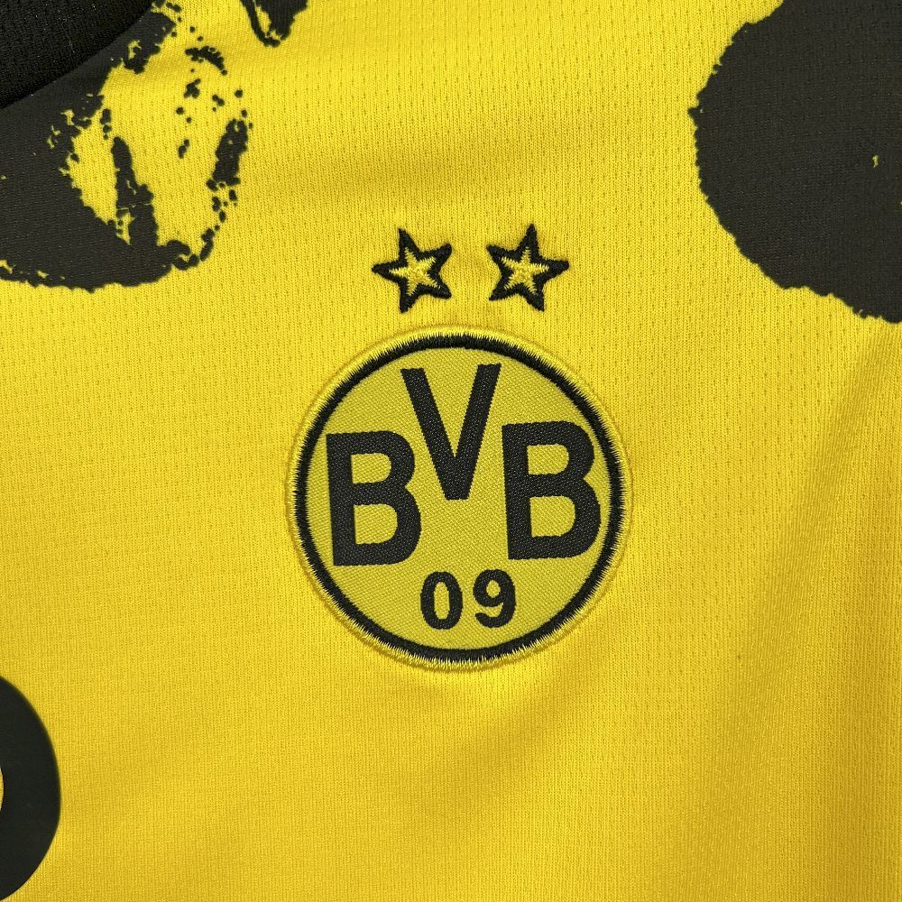 2025-2026 Borussia Dortmund Club Yellow Special Kids Football Jersey Fan edition 1:1  China Quality