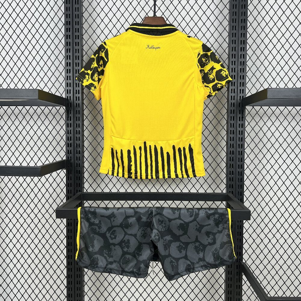 2025-2026 Borussia Dortmund Club Yellow Special Kids Football Jersey Fan edition 1:1  China Quality