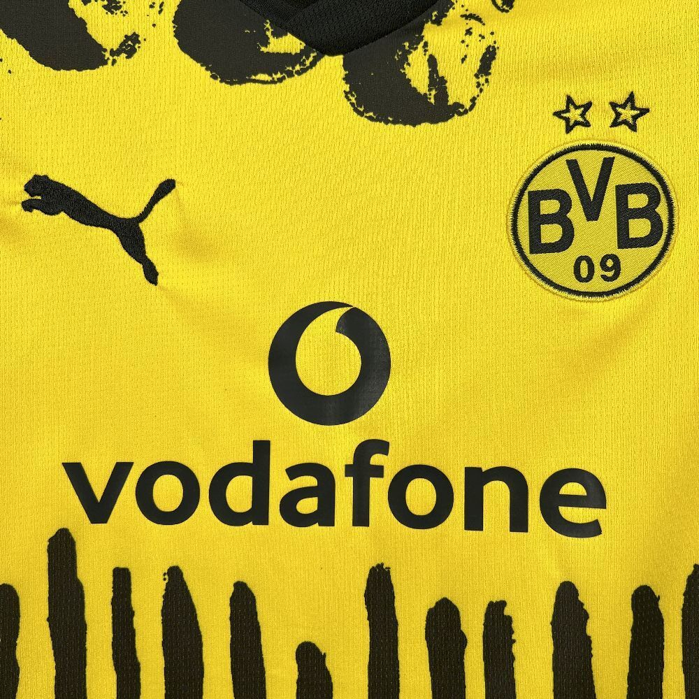 2025-2026 Borussia Dortmund Club Yellow Special Kids Football Jersey Fan edition 1:1  China Quality