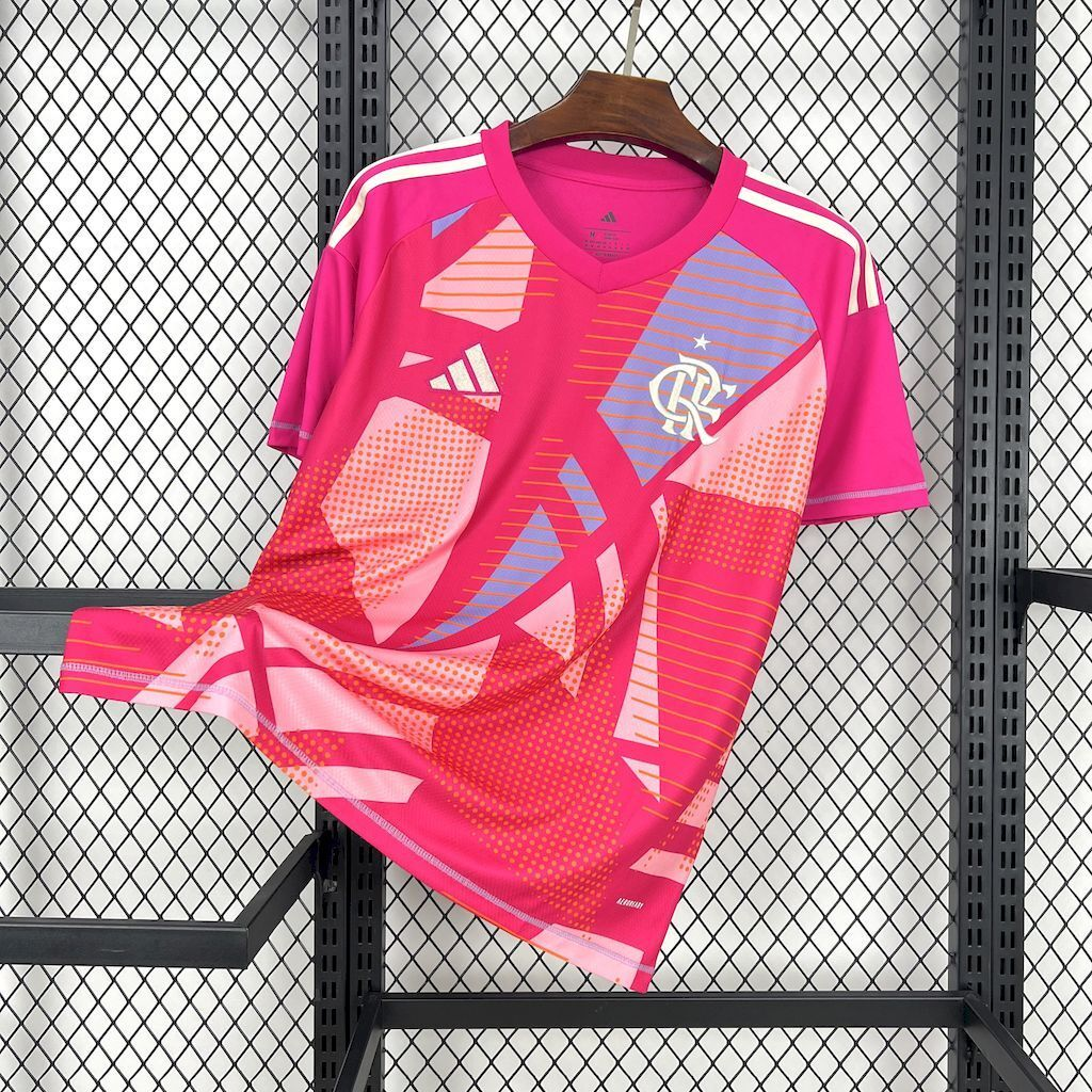 2025-2026 CR Flamengo Club Pink goalkeeper uniform Jersey 1:1 China Quality