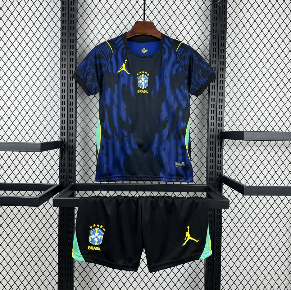 2026 World cup Brazil KIDS Away Kit ootball Shirt 1:1 China Quality