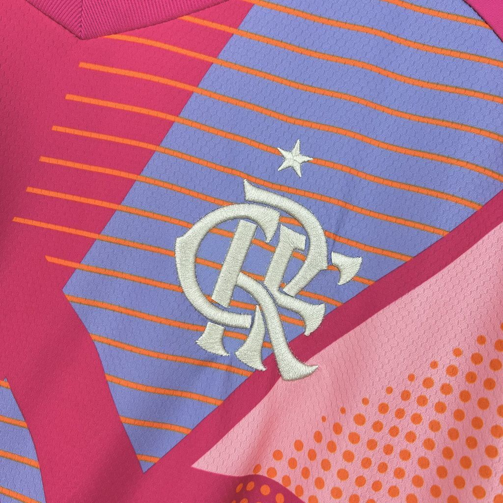 2025-2026 CR Flamengo Club Pink goalkeeper uniform Jersey 1:1 China Quality