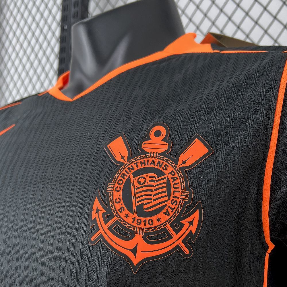 2025-2026 Corinthians Club Mens Third Away Football Jersey Player Version 1:1 China Quality