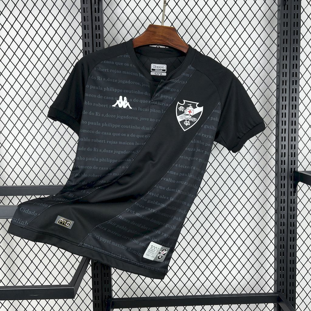 2024-2025 Vasco da Gama Club Away Black Jersey Fan version 1:1 China Quality