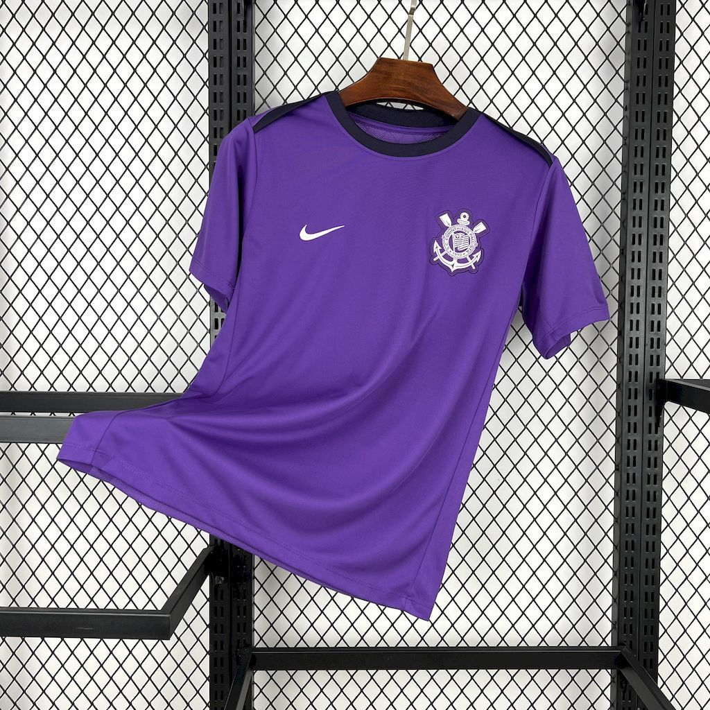 2025-2026 Corinthians Club Purple pre-match training Football Jersey Fan edition 1:1 China Quality