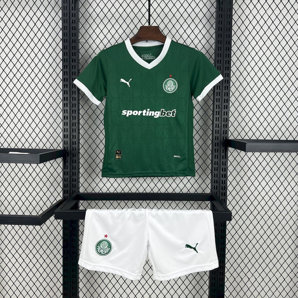 2024-2025 Palmeiras Club Kids Kit Home Jersey Fan version 1:1 China Quality