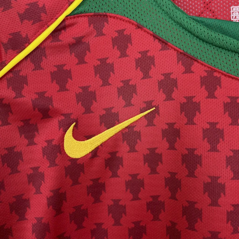 2004 Portugal Retro Home Football jersey Fan edition 1:1 China Quality