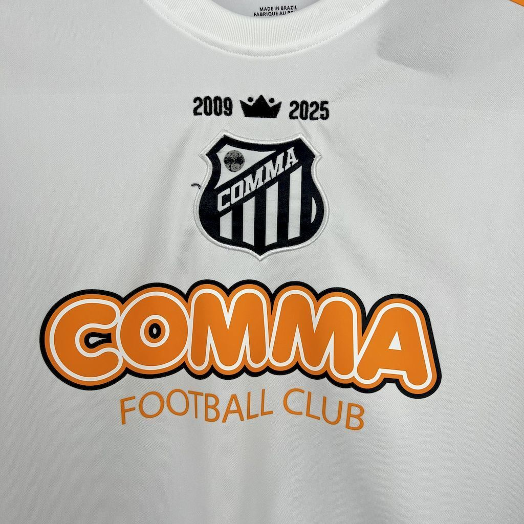 2008 Santos Club Retro White Jersey Football Shirt 1:1 China Quality