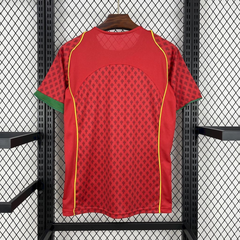 2004 Portugal Retro Home Football jersey Fan edition 1:1 China Quality