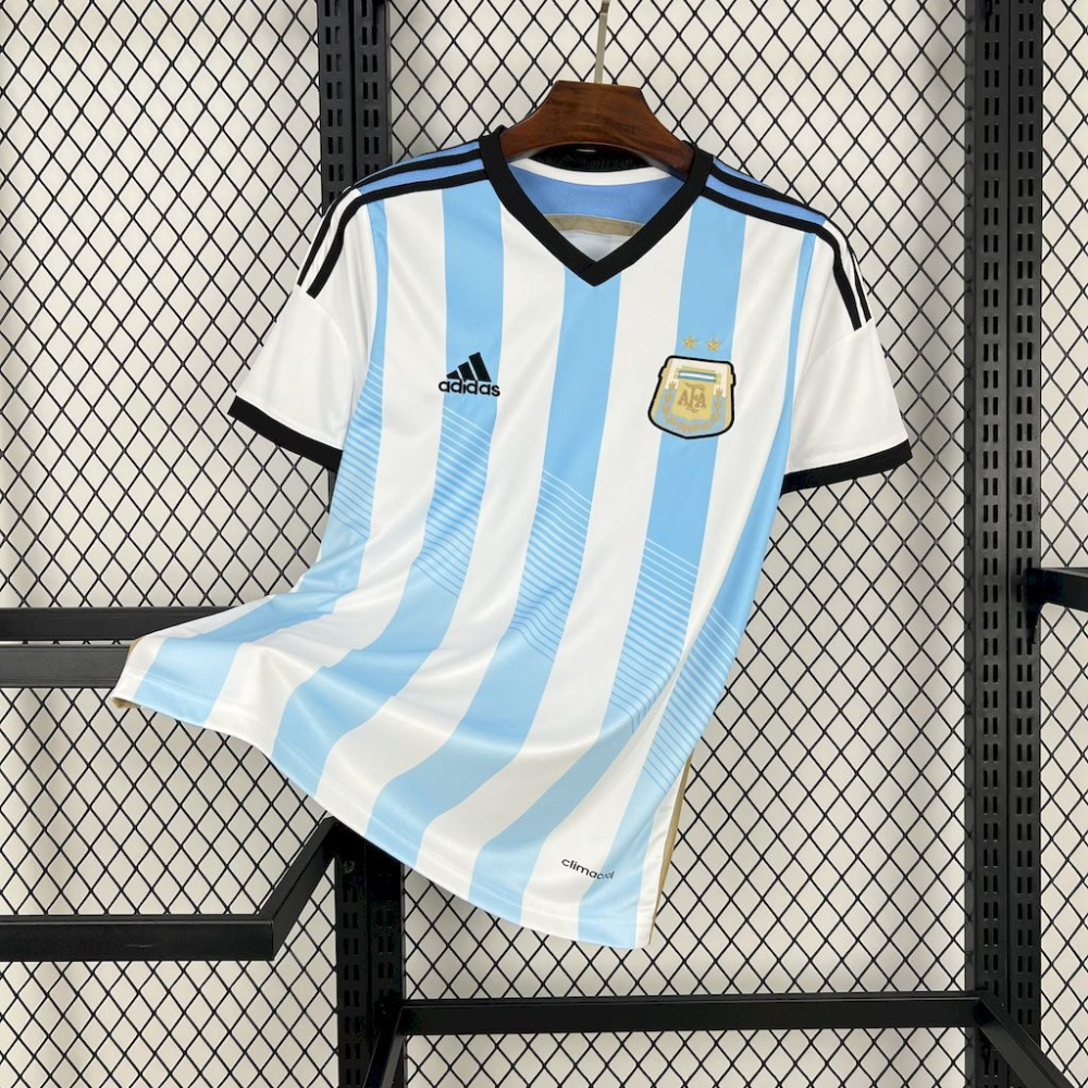 2014-2015 Argentina Retro Home Football jersey Fan edition 1:1 China Quality