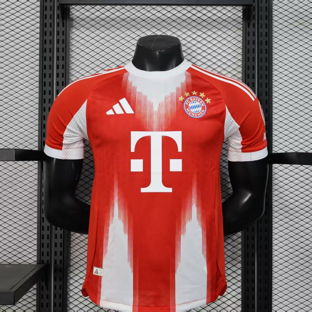 2025-2026 Bayern Munich Club Home Football Jersey Player Version 1:1 China Quality