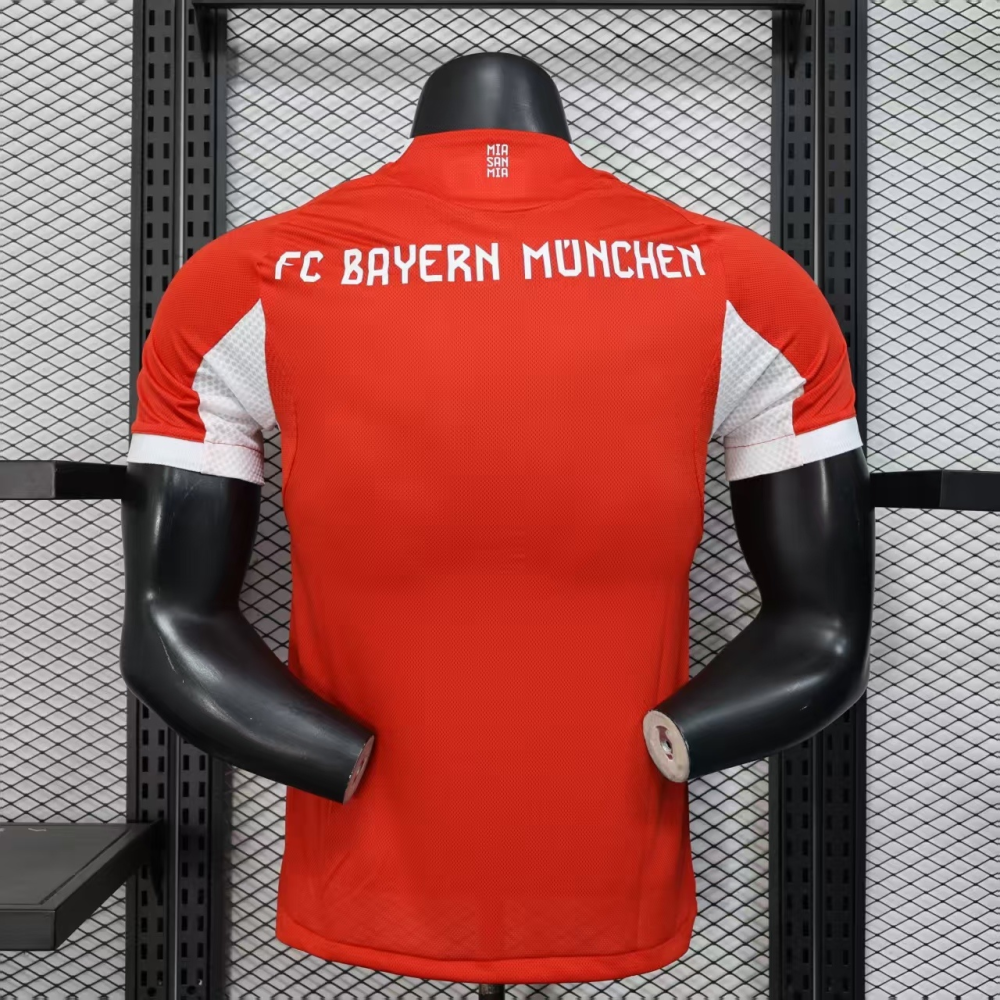 2025-2026 Bayern Munich Club Home Football Jersey Player Version 1:1 China Quality