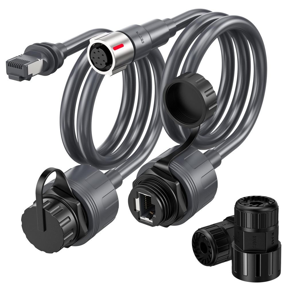 Starlink Performance Adapter Gen 3, Starlink Performance Gen 3 Cable Extension to RJ45 Coupler Waterproof Compatible with Starlink Performance Gen 3 Dish (1 Pack)