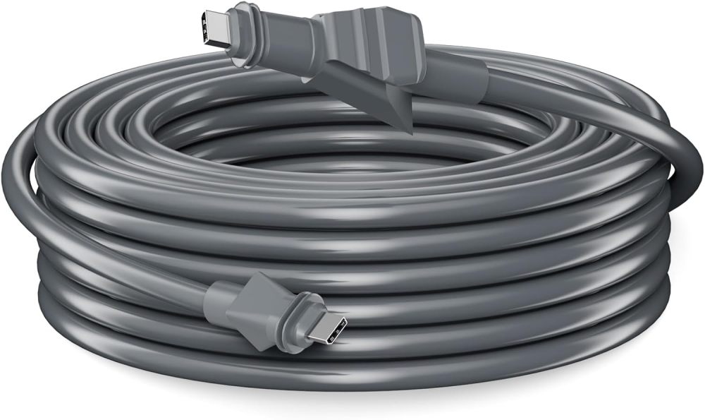 Starlink Flat High Performance Cable 75FT/23M, Replacement FHP Power Cord linkoostar Cable for Starlink Waterproof Extension Flat High Performance Gen 2 Accessories